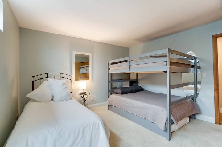 Bedroom 3 - 2 Full Bunk, 1 Single and 1 Single Trundle