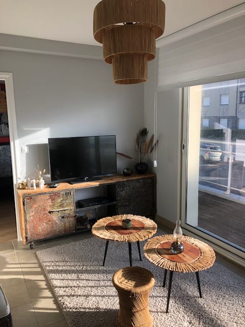 Top Airbnb: 75 m² apartment, sea view from the south-facing terrace in Neufchâtel Hardelot