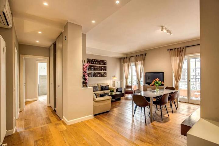 Amazing 3bedrooms apartment with A/C Vatican view gallery image 2