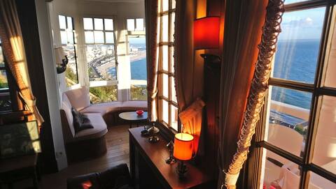 Norwegian chalet overlooking the sea