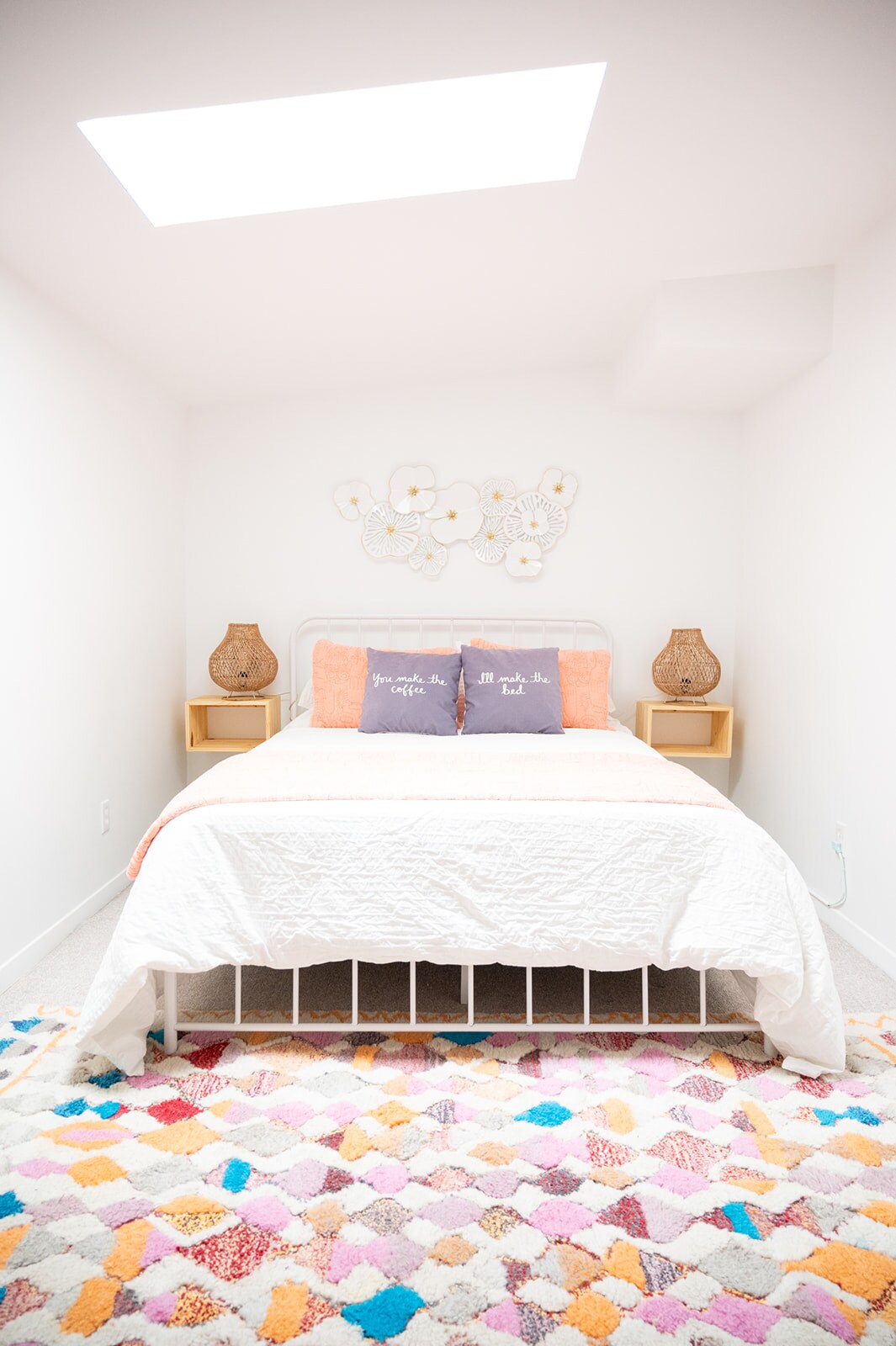 Master bedroom. Located up a carpeted set of about 12 stairs.