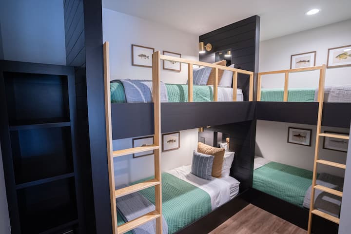 Downstairs twin XL bunk room