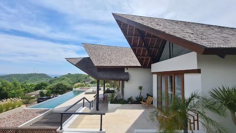 Ocean View Villa w/ Private Chef & Gym Membership