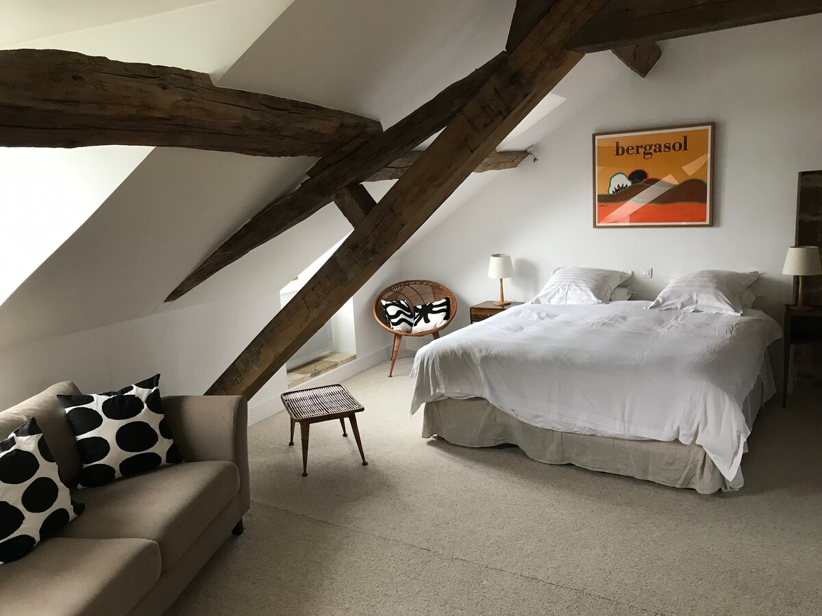 Dormitorio principal en el último piso