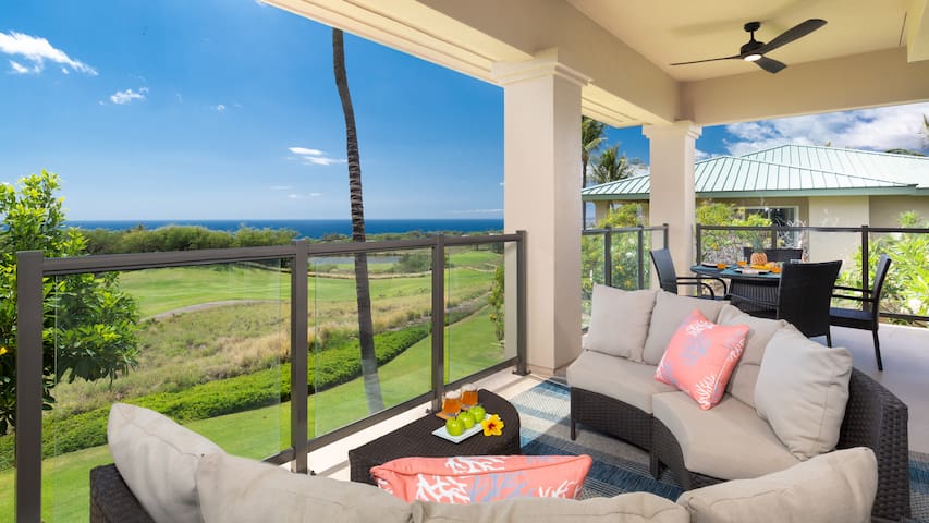 ♥︎PiH♥︎ Mauna Kea Sunsets ★ Ocean and Golf Views ★