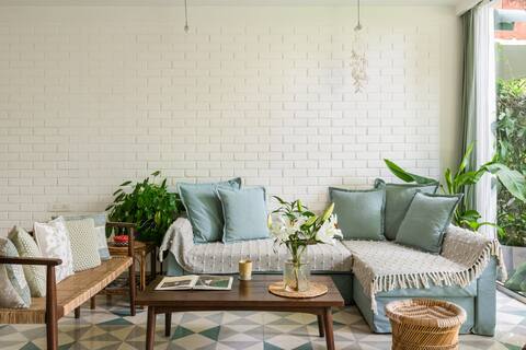 ElSereno | Pvt garden | 7 min to beach | Vagator