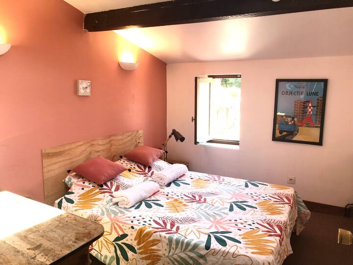 Bedroom 1 with a double bed