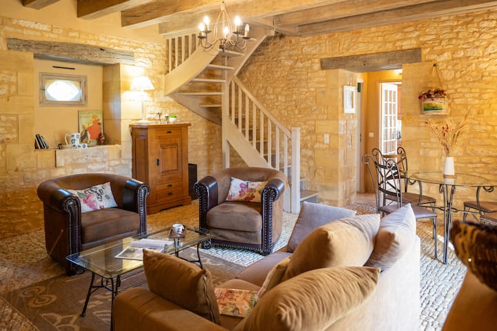 Villa En Pierre 4 Pers Avec Piscine ☼ - Dordogne