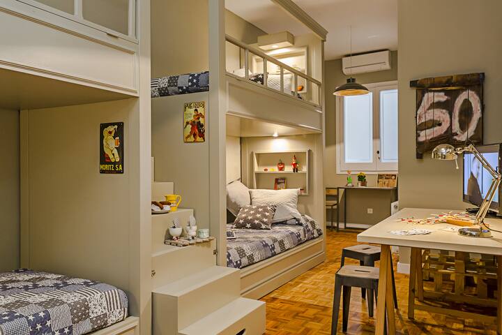 Bunk Family Apartment in Paseo de Gracia