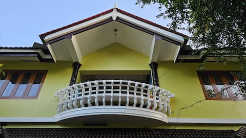 1.2 KM away from MG Rd Thrissur. 2 BHK home stay.