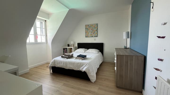 Spálňa č.3 na poschodí s výhľadom na more