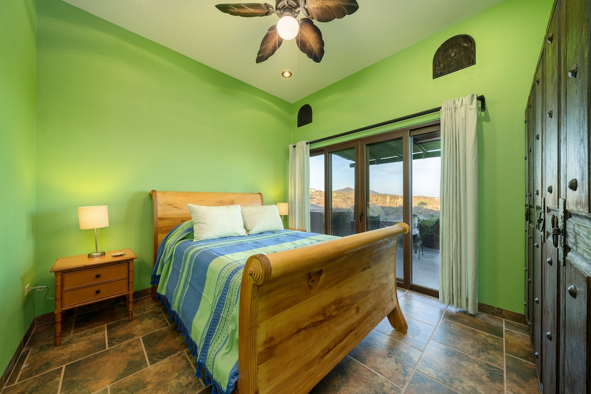 Bedroom three, queen-sized bed