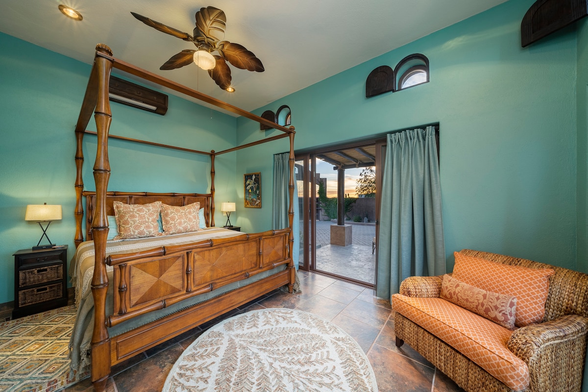 Primary bedroom with en suite bath