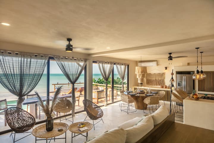 Elegancia Bohemia En Holbox Sin Vista Al Mar - Holbox