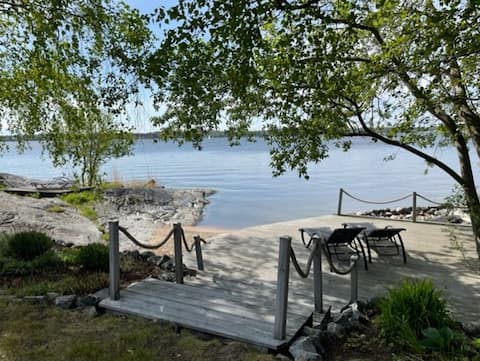 Popular Airbnb listing: Beautiful Beach House with a Stunning Sea View in Lidingö
