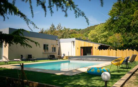 Villa Montplaisir 180m2, Jacuzzi, 20000m2 park