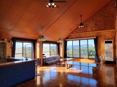 Rent a villa on a vast estate! BBQ, camping, tennis, basketball, mini soccer, and big screen movie v