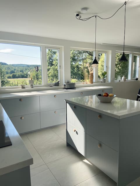 Scandinavian villa close to Gothenburg and nature