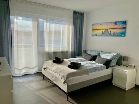 Modern apartment with balcony