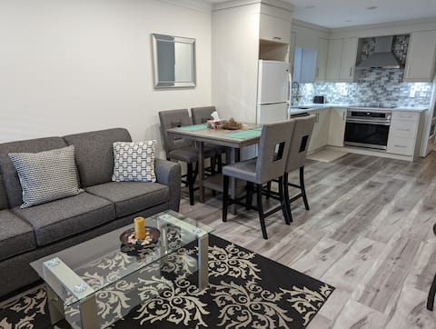 Top Airbnb: 2Bedroom. 1 King and 1 Queen Central Private suite in Newton