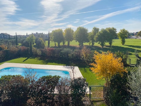 Apartment with a direct  pool access