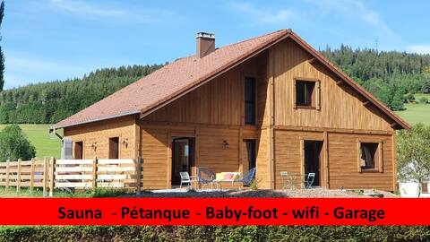 Quiet chalet "1083" with sauna near Gérardmer