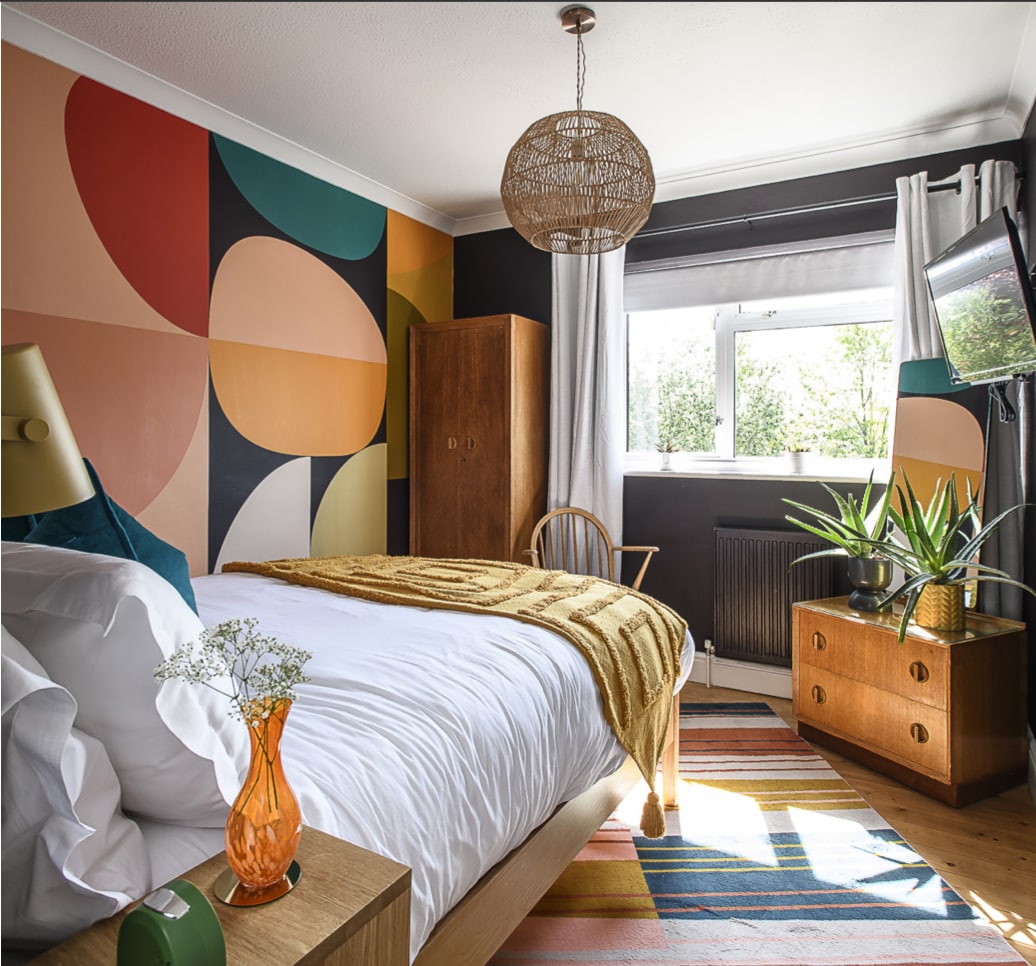 Bedroom 2, river views  (Double)