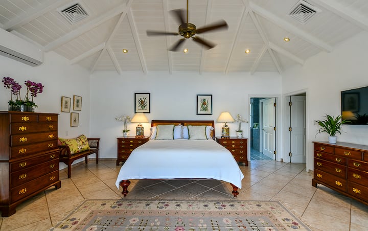 Პალმ ‑ აპარტამენტში არის სუპერთასის საწოლი და ელეგანტური სააბაზანო, რომელშიც არის აბაზანა, საშხაპე, ორადგილიანი აუზი და სველი წერტილი. Გასრიალებული კარები პირდაპირ კერძო ტერასაზე გადის, საიდანაც ფალმუთ-ჰარბორზე დასაჯდომი ადგილები და თვალწარმტაცი ხედები იშლება.