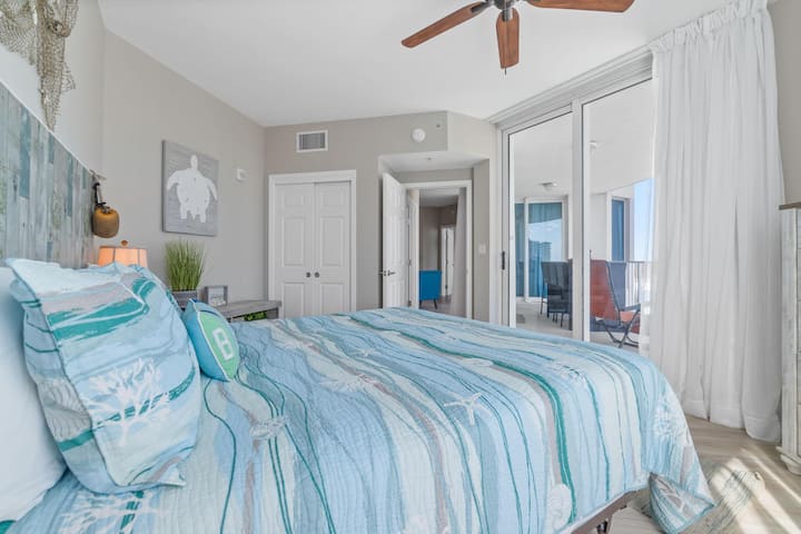 Beautifully decorated second Suite, this unit has 2 very large bedrooms, both with their own balcony access. 