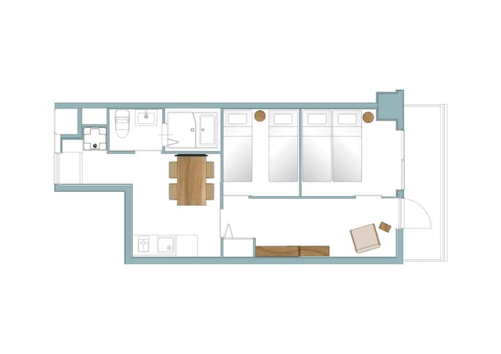 1ldk/5 Minutes Walk From Jr Shinokubo Station Sf07 - Tokyo