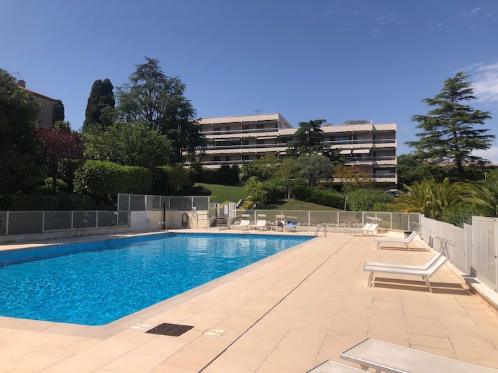 Appartement Cozy, Jardins, Piscine, Climatisation - Juan-les-Pins