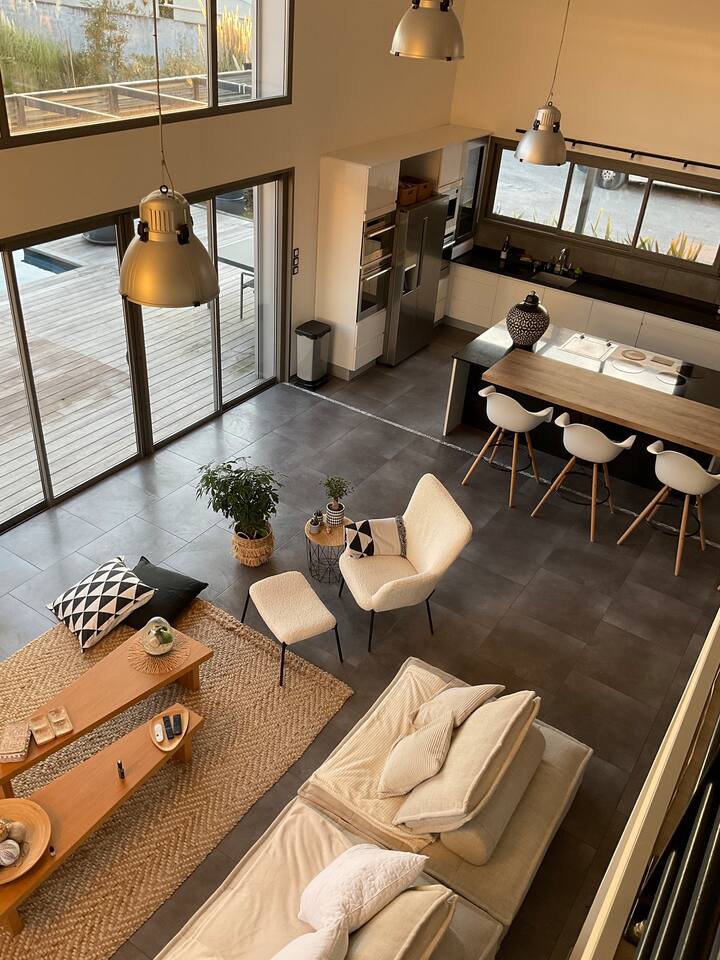 Villa Loft Avec Piscine Jardin Parking - Pamiers