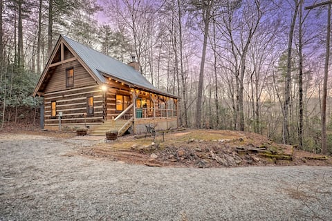 Private Cabin, Fire Pit, Hiking, Mins. To Clayton