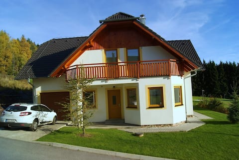 Top Airbnb: Luxury villa with sauna and stunning views in Vyšší Brod