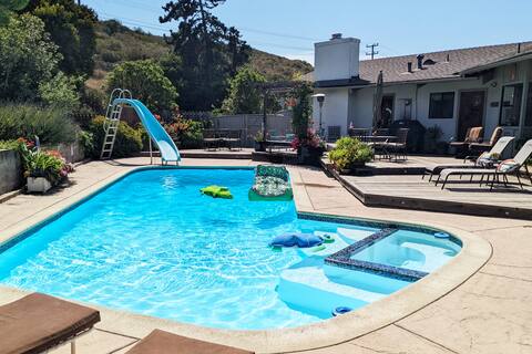 Pool & view in Sta Rita Hills Wine Country, Lompoc