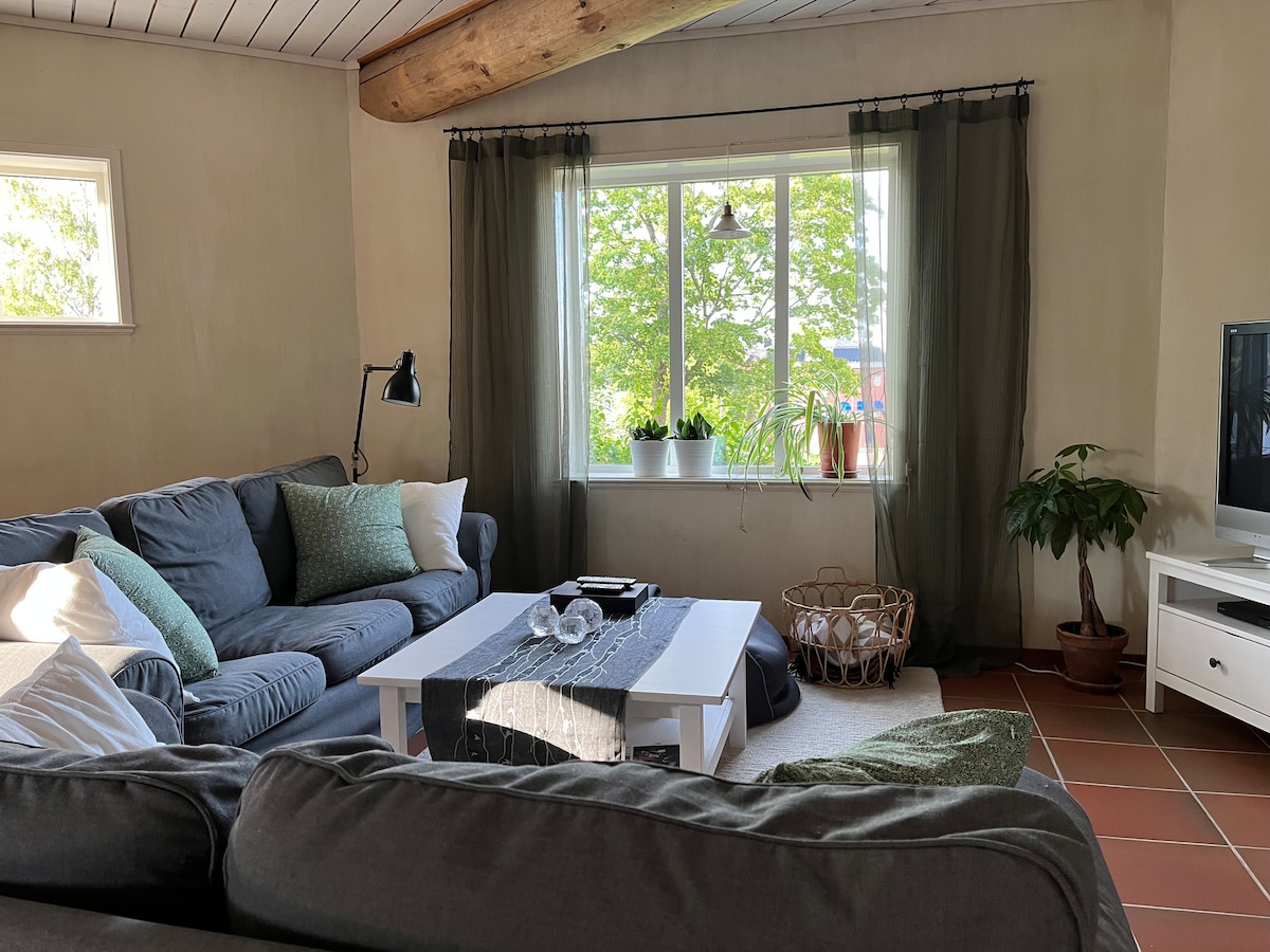 Дневна соба 1, пространа и со излез кон поплочен двор