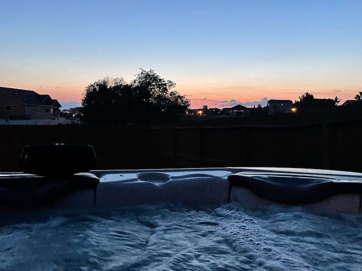 Views Hot Tub Large Home on Open Space Houses for Rent in Severance