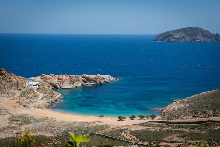 AURORA Serifos | seaview, 8min walk beach @Serifos
