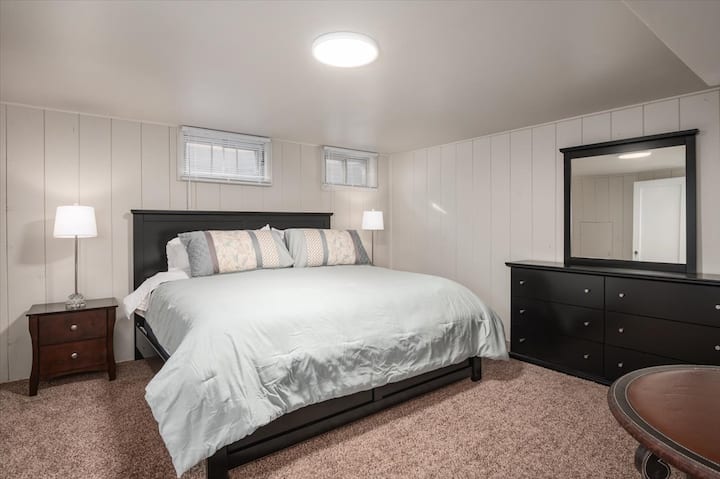 Bedroom #3 Details with King-Sized Bed