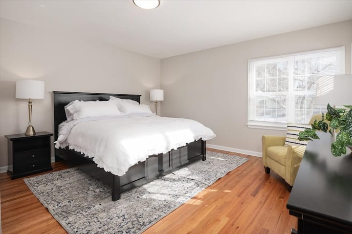 Bedroom #1 Details with King-Sized Bed
