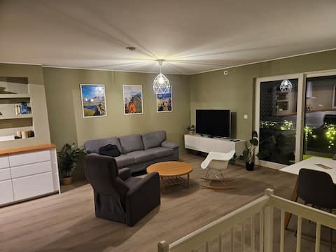 Large and nice apartment in the middle of Stjørdal city center