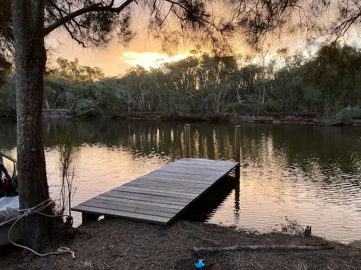 Escapada mágica en una cabaña frente al mar - Airbnb