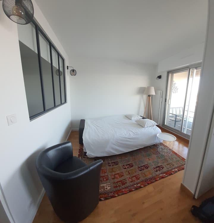 Chambre 3 avec canapé convertible en 140