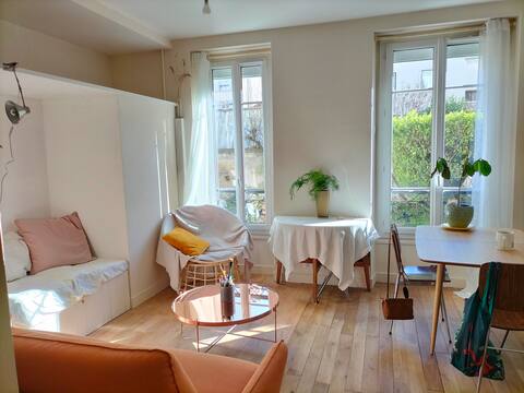 Garden floor apartment, Bois de Vincennes