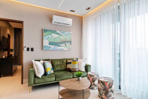 🍃Relax & Calm Apartment| Luxury Area| Rooftop 🍃