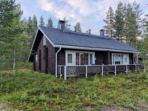 Stylish cottage with design sauna in Levi, Lapland
