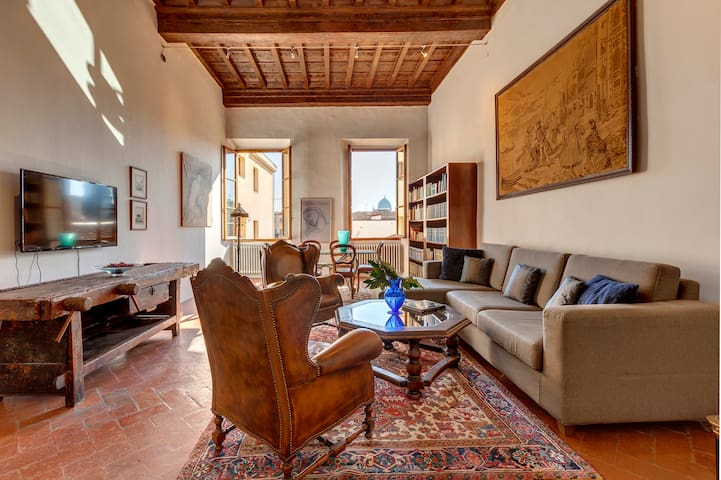 La casa della Pergols Apartment with view