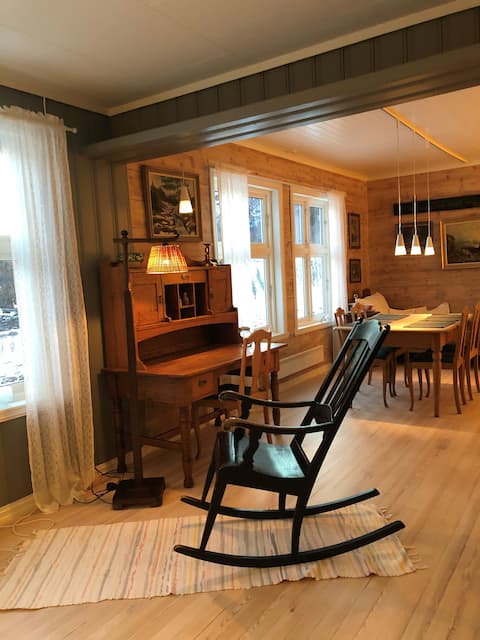 Partially restored house with soul and atmosphere.