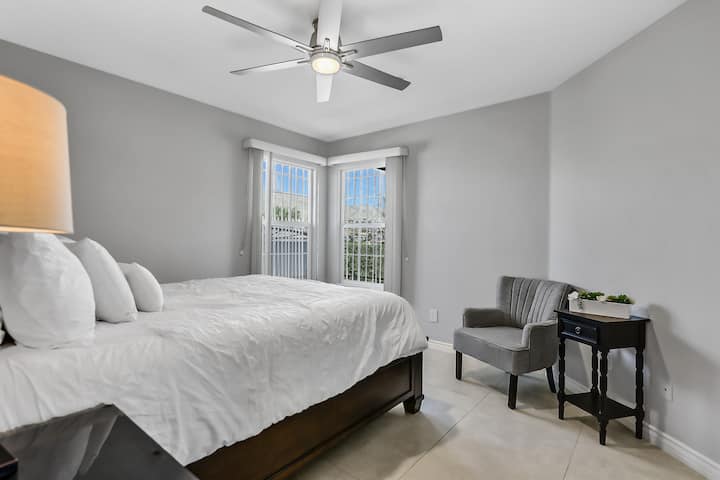 Dormitorio 3 en la esquina noroeste de la casa.