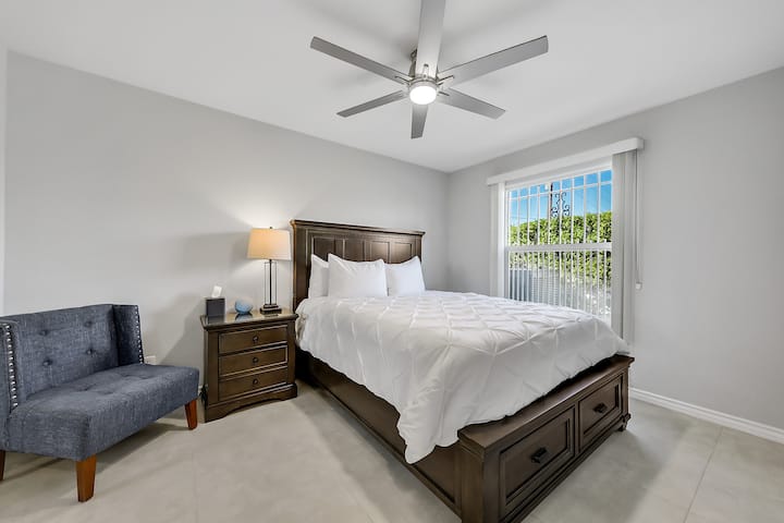 Dormitorio 2 en el lado norte de la casa.